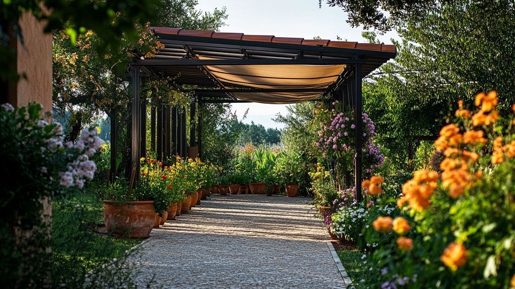 Avantages d'une toiture en toile tendue pour les pergolas