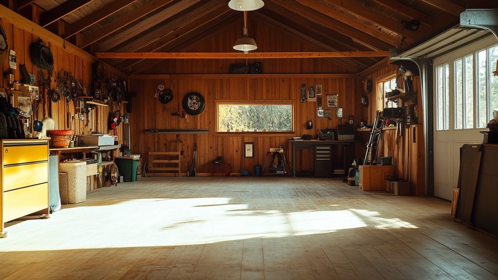 Solutions pour optimiser l'espace et la fonctionnalité du garage en bois